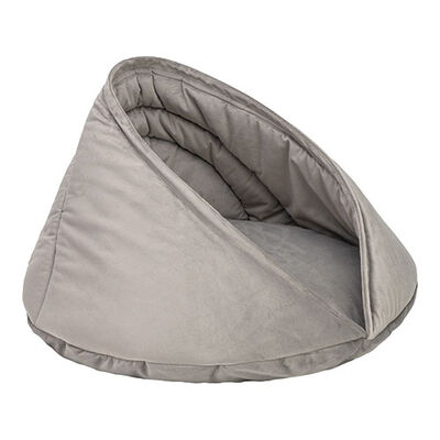 Pet Comfort Oyster Kedi ve Köpek Yatağı Gri 55x55x32 Cm 
