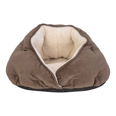 Pet Comfort Paris Kedi ve Köpek Yatağı Kahverengi 50 Cm 