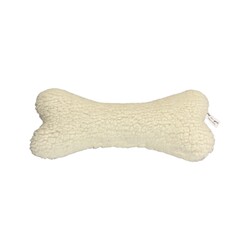 Pet Comfort - Pet Comfort Peluş Kemik Köpek Oyuncağı Ekru 25 Cm