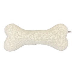 Pet Comfort - Pet Comfort Peluş Kemik Köpek Oyuncağı Ekru 32 Cm