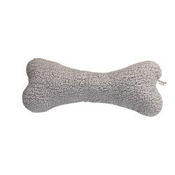 Pet Comfort - Pet Comfort Peluş Kemik Köpek Oyuncağı Gri 32 Cm