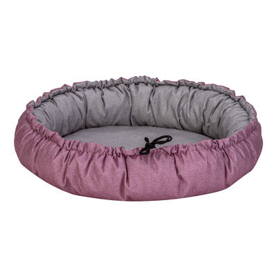 Pet Comfort Sunflower Çift Taraflı Kedi ve Köpek Yatağı Pembe Gri 85 Cm