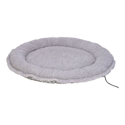 Pet Comfort Sunflower Kedi ve Köpek Yatağı Çift Taraflı Gri Dot Peluş 85 Cm