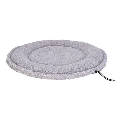 Pet Comfort Sunflower Çift Taraflı Peluş Kedi ve Köpek Yatağı Gri 60 Cm 