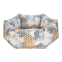 Pet Comfort - Pet Comfort Tokyo Kedi ve Köpek Yatağı Geometric Small 50 Cm