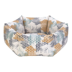 Pet Comfort Tokyo Köpek Yatağı Geometric Medium 70 Cm - Thumbnail