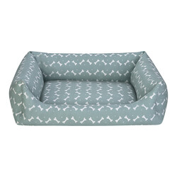 Pet Comfort - Pet Comfort Uniform Bone Köpek Yatağı Mint Beyaz Medium 70x60 Cm