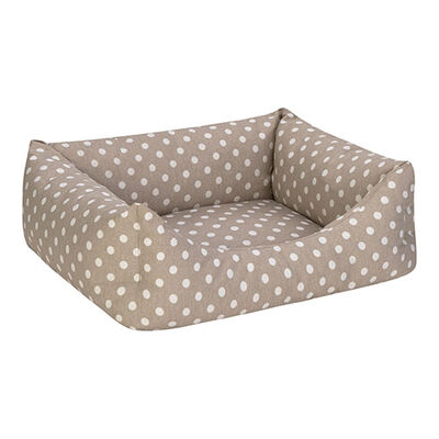 Pet Comfort Uniform Bej Puantiyeli Kedi ve Köpek Yatağı XSmall 40x50cm 