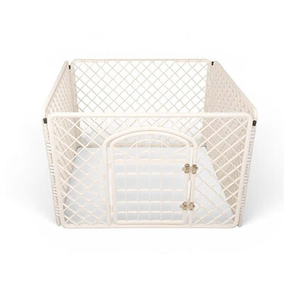 PetButik Pet Butik Plastik Köpek Oyun Bahçesi Çiti 4'lü Panel 90x60 Cm 