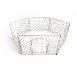 Pet Butik - PetButik Pet Butik Plastik Köpek Oyun Bahçesi Çiti 6'lı Panel 90x60 Cm 
