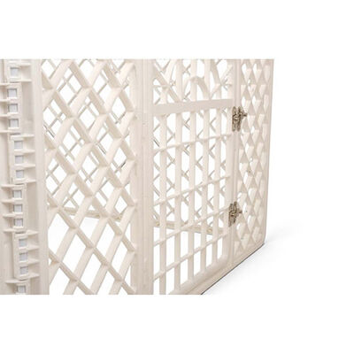 PetButik Pet Butik Plastik Köpek Oyun Bahçesi Çiti 6'lı Panel 90x60 Cm 
