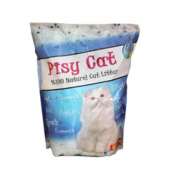 Pisycat - PisyCat Silika Süper Emici Kristal Kedi Kumu 9x3,6 Lt 