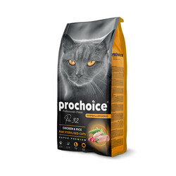 Pro Choice - Pro Choice 32 Sterilised Tavuklu ve Pirinçli Kısırlaştırılmış Kedi Maması 15 Kg 