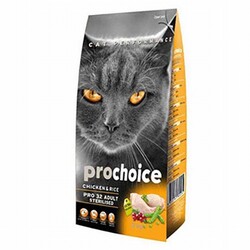 Pro Choice - Pro Choice 32 Sterilised Tavuklu ve Pirinçli Kısırlaştırılmış Kedi Maması 2 Kg 