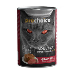 Pro Choice Biftekli Yetişkin Kedi Konservesi - Thumbnail