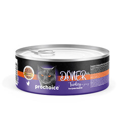 Pro Choice - Pro Choice Döner Bites Sos İçinde Hindili Yetişkin Kedi Konservesi 70 Gr 