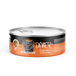 Pro Choice - Pro Choice Döner Bites Sos İçinde Somonlu Yetişkin Kedi Konservesi 70 Gr 