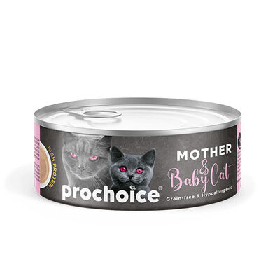 Pro Choice Mousse Anne ve Bebek Kediler İçin Tavuklu Yavru Kedi Konservesi 80 Gr 