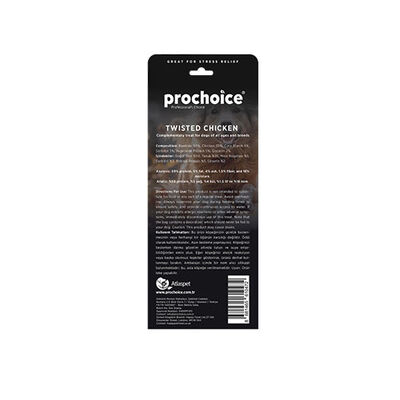 Pro Choice Ördekli Tahılsız Köpek Ödül Kemiği 12,5 Cm 10'lu 