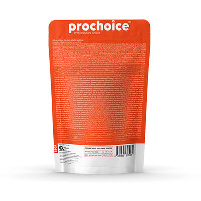 Pro Choice Pouch Somonlu ve Ciğerli Tahılsız Yetişkin Kedi Konservesi 85 Gr 