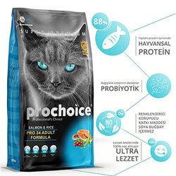 Pro Choice - Pro Choice Pro 34 Salmon&Rice Somonlu Yetişkin Kedi Maması