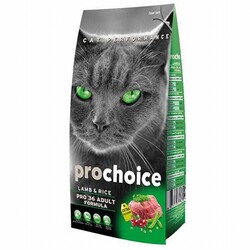 Pro Choice - Pro Choice Pro 36 Kuzulu ve Pirinçli Yetişkin Kedi Maması 15 Kg 