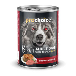 Pro Choice - Pro Choice Sığır Etli Pate Yetişkin Köpek Konservesi 400 Gr 