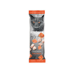 Pro Choice - Pro Choice Softy Bites Tavuklu ve Somonlu Yumuşak Kedi Ödül Maması 24 Adet 10 Gr 