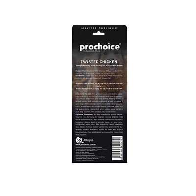 Pro Choice Tavuklu Tahılsız Köpek Ödül Kemiği 12,5 Cm 10'lu 