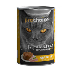 Pro Choice - Pro Choice Tavuklu Yetişkin Kedi Konservesi