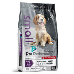Pro Performance - Pro Performance Kuzulu ve Yaban Mersinli Küçük Irk Yavru Köpek Maması 12 Kg 