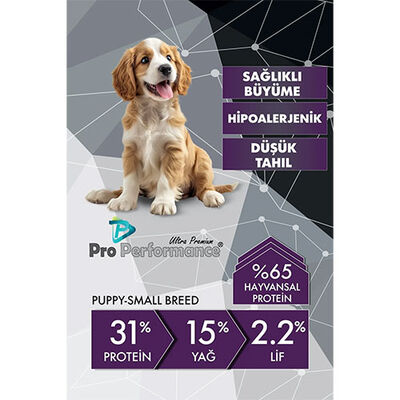 Pro Performance Kuzulu ve Yaban Mersinli Küçük Irk Yavru Köpek Maması 12 Kg 
