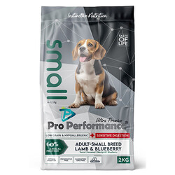 Pro Performance - Pro Performance Kuzulu ve Yaban Mersinli Küçük Irk Yetişkin Köpek Maması 2 Kg 