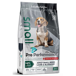 Pro Performance Kuzulu ve Yaban Mersinli Küçük Irk Yetişkin Köpek Maması 2 Kg - Thumbnail