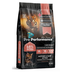 Pro Performance - Pro Performance Mother Baby Kitten Somonlu ve Pirinçli Anne Yavru Kedi Mamsı 15 Kg  Pro Performance - Pro Performance Mother Baby Kitten Somonlu ve Pirinçli Anne Yavru Kedi Mamsı 15 Kg