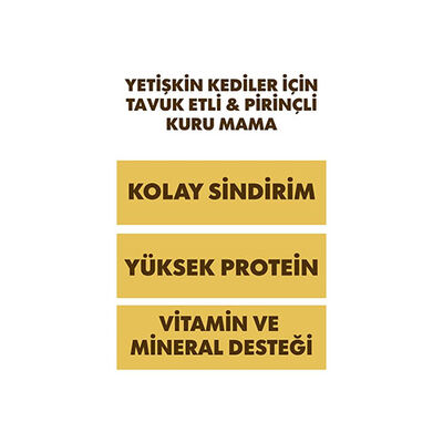 Pro Performance Tavuklu ve Pirinçli Yetişkin Kedi Maması 15 Kg 