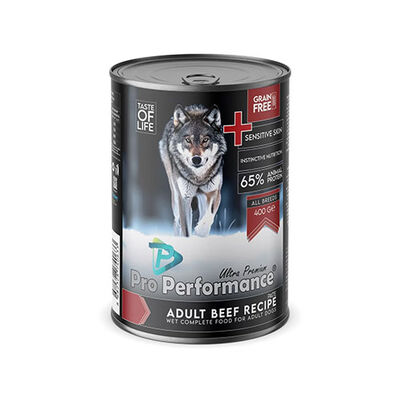 Pro Performance Ultra Premium Biftekli Yetişkin Köpek Konservesi 6 Adet 400 Gr 