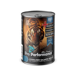 Pro Performance - Pro Performance Ultra Premium Somonlu Kısırlaştırılmış Kedi Konservesi 12 Adet 400 Gr 
