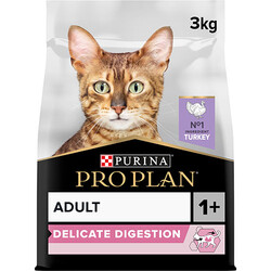 Pro Plan Delicate Hindili Hassas Seçici Yetişkin Kedi Maması 3 Kg - Thumbnail