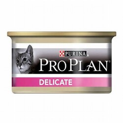 Pro Plan - Pro Plan Delicate Hindili Yetişkin Kedi Konservesi 12 Adet 85 Gr 