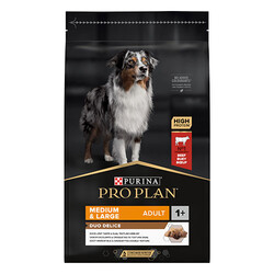 Pro Plan Duo Delice Medium Large Adult Taze Parça Etli Orta ve Büyük Irk Yetişkin Köpek Maması 10 Kg - Thumbnail