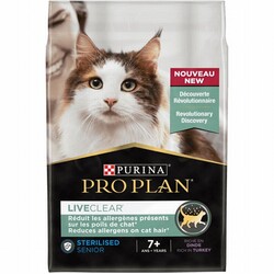 Pro Plan Liveclear 7+ Hindili Alerjen Azaltan Kısırlaştırılmış Yaşlı Kedi Maması 1,4 Kg - Thumbnail