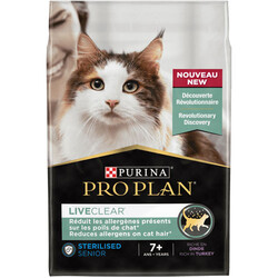 Pro Plan LiveClear +7 Hindili Alerjen Azaltan Kısırlaştırılmış Yaşlı Kedi Maması - Thumbnail