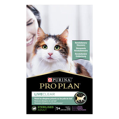 Pro Plan Liveclear Somonlu Alerjen Azaltan Kısırlaştırılmış Kedi Maması 7 Kg 