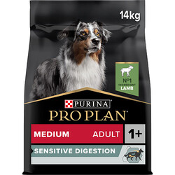 Pro Plan Medium Adult Sensitive Digestion Kuzulu Orta Irk Yetişkin Köpek Maması 14 Kg - Thumbnail