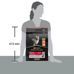 Pro Plan Medium Opti Derma Sensitive Skin Puppy Somonlu Orta Irk Yavru Köpek Maması 3 Kg - Thumbnail