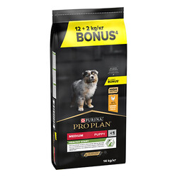 Pro Plan - Pro Plan Medium Puppy Chicken Tavuklu ve Pirinçli Orta Irk Yavru Köpek Maması 12+2 Kg 