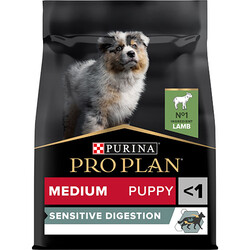 Pro Plan Medium Puppy Sensitive Digestion Kuzulu Orta Irk Yavru Köpek Maması 12 Kg - Thumbnail