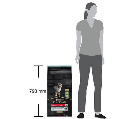 Pro Plan Medium Puppy Sensitive Digestion Kuzulu Orta Irk Yavru Köpek Maması 12 Kg 