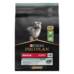 Pro Plan Medium Puppy Sensitive Digestion Kuzulu Orta Irk Yavru Köpek Maması 3 Kg - Thumbnail